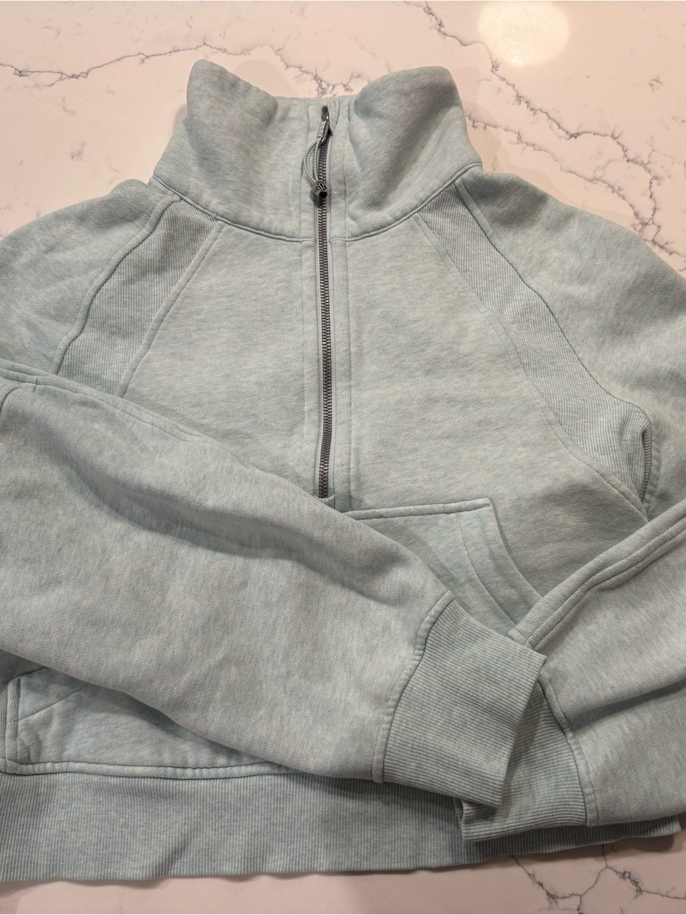 lululemon athletica Scuba Quarter-Zip Pullover, Mint (Xs/S)